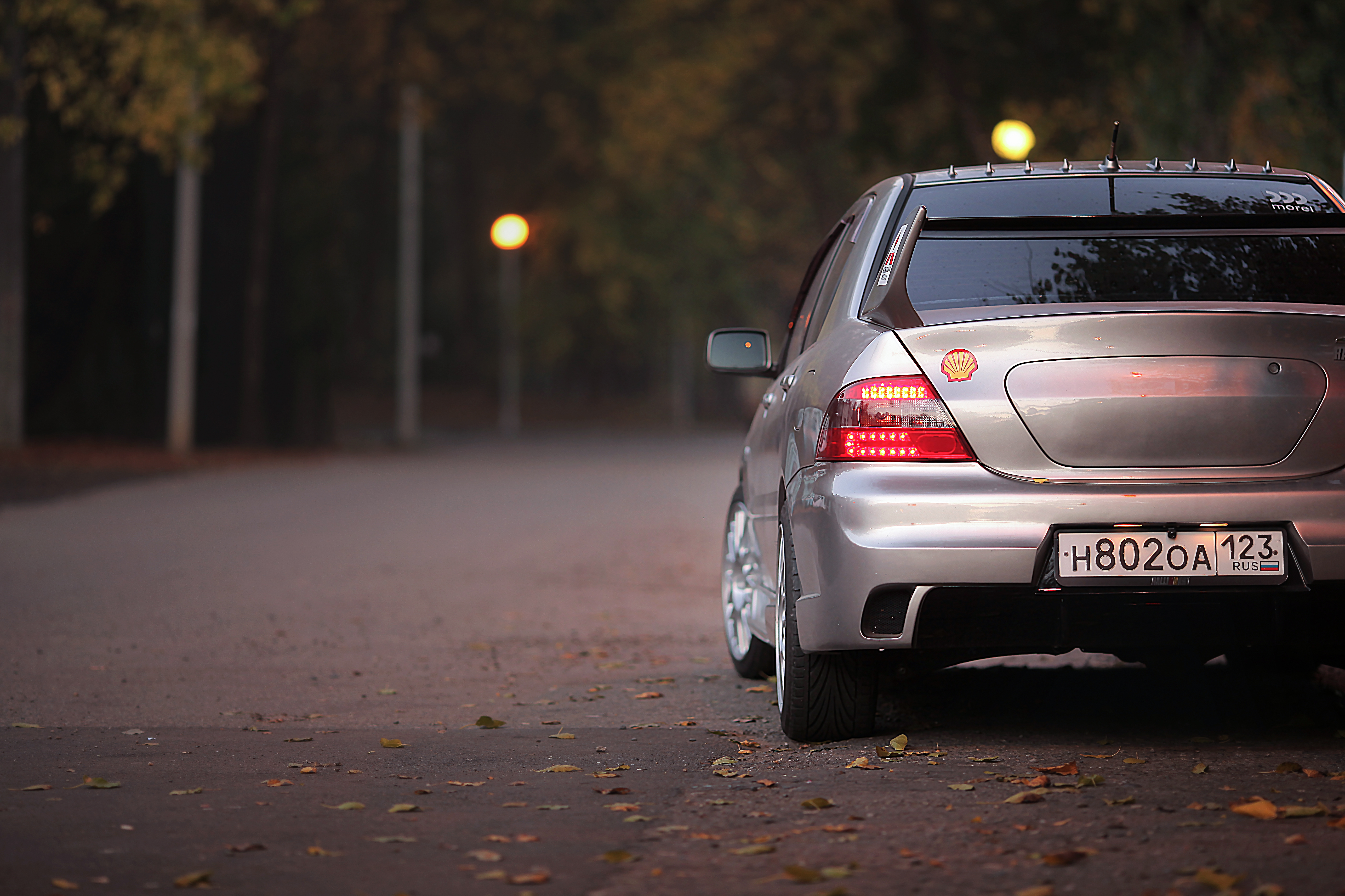 Декоративная заглушка крышки багажника в стиле EVO Mitsubishi Lancer 9 IX (2003-2009)