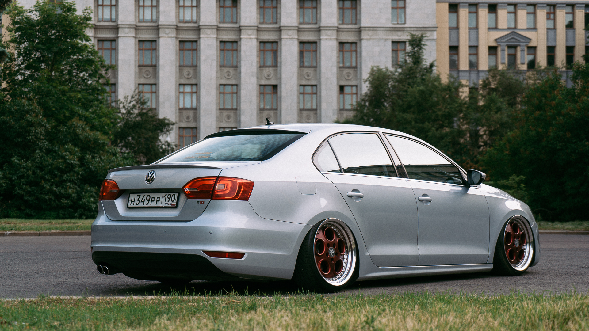 Козырек на заднее стекло VW Jetta 6 VI (2010 - 2018) + УСТАНОВОЧНЫЙ КОМПЛЕКТ