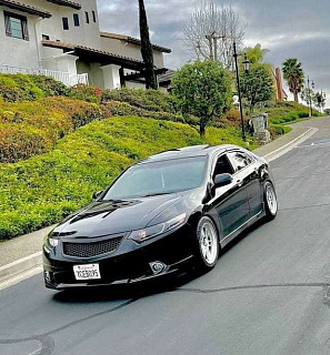 Решетка радиатора "SPORT" (БЕЗ СЕТКИ) var №3 Honda Accord 8 (VIII) / Acura TSX (CU/CW) (2011-2013) + УСТАНОВОЧНЫЙ КОМПЛЕКТ