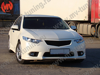Клыки переднего бампера Type-S Honda Accord 8(VIII) / Acura TSX (CU/CW) (2011-2013)