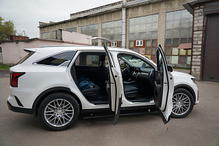 Электрические Пороги ATS для Kia Sorento IV с LED подсветкой (2020-2024)