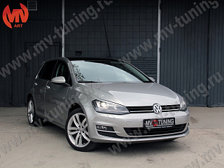 Реснички на фары VW Golf VII (2013 - 2019) + УСТАНОВОЧНЫЙ КОМПЛЕКТ