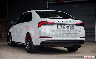 Спойлер лип Skoda Rapid II Gen (2020 - по настоящее время) + УСТАНОВОЧНЫЙ КОМПЛЕКТ