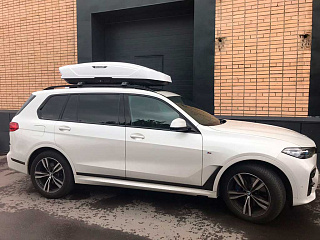 Автобокс Broomer Venture XL (500 л) с системой Fast Mount (Белый глянец)