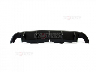 Диффузор с килями заднего бампера Honda Accord 8 (VIII) / Acura TSX (CU) (2008-2013) + УСТАНОВОЧНЫЙ КОМПЛЕКТ