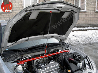 Растяжка передних стоек Mitsubishi Lancer IX (2003-2009) доступен синий, красный и черный цвет