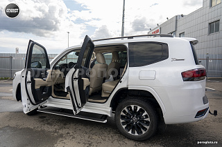 Электрические Пороги ATS для Toyota Land Cruiser LC300 (white)