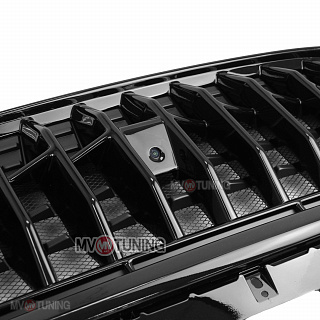 Решетка радиатора Chery Tiggo 8 Pro (2021-2024) Окрашенная деталь, цвет Черный глянец
