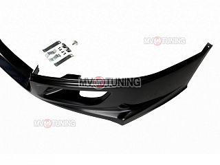 Юбка переднего бампера "Mugen Style" Honda Accord 8 (VIII) / Acura TSX (CU/CW) (2008-2010) + установочный комплект