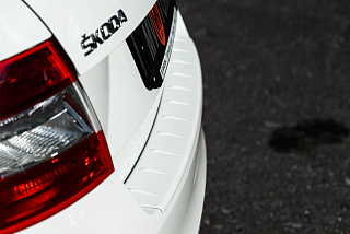Защитная накладка заднего бампера Skoda Octavia III A7(2013 - 2023) под окраску