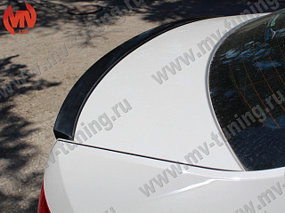 BLACKOUT EDITION. Лип спойлер крашенный Черный глянец Skoda Octavia III A7 (2013 - 2023) + УСТАНОВОЧНЫЙ КОМПЛЕКТ