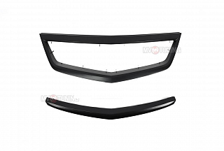 Решетка радиатора "SPORT" (БЕЗ СЕТКИ) var №2 Honda Accord 8 (VIII) / Acura TSX (CU/CW) (2011-2013) + УСТАНОВОЧНЫЙ КОМПЛЕКТ