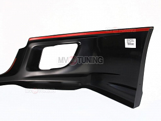 Юбка переднего бампера "Mugen Style" Honda Accord 8 (VIII) / Acura TSX (CU/CW) (2008-2010) + установочный комплект
