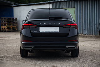 Спойлер лип Skoda Rapid II Gen (2020 - по настоящее время) + УСТАНОВОЧНЫЙ КОМПЛЕКТ