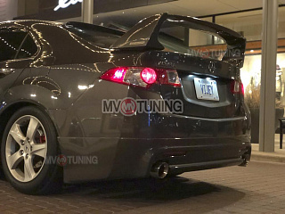 Пороги "Mugen Style" Honda Accord 8 (VIII) / Acura TSX (CU/CW) (2008-2013) + УСТАНОВОЧНЫЙ КОМПЛЕКТ