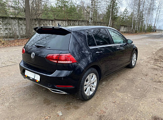 BLACKOUT EDITION. Спойлер в стиле GTI крашенный Черный глянец VW Golf 7 VII (2013 - 2020)