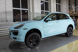 Электрические Пороги ATS для Porsche Cayenne II (2014-2018)