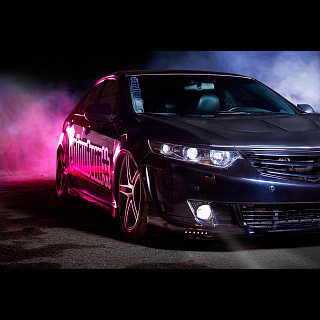 Капот пластиковый var №3 "Agressive Air " Honda Accord 8(VIII) / Acura TSX (CU/CW) (2008-2013)