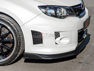 Сплиттер переднего бампера Subaru Impreza III GE and GH facelift and GR front WRX III Generation 2010, 2011, 2012, 2013, 2014