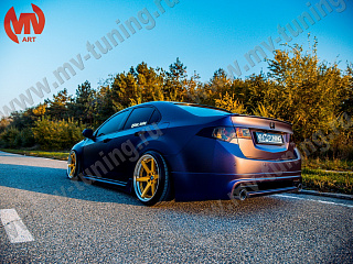 Спойлер лип на крышку багажника Honda Accord 8 (VIII) / Acura TSX (CU) (2008-2013) + УСТАНОВОЧНЫЙ КОМПЛЕКТ
