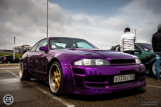 Комплект расширения кузова в стиле Rocket Bunny для Nissan Skyline R33