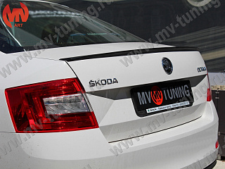 Спойлер лип Skoda Octavia III A7 (2013 - 2023) + УСТАНОВОЧНЫЙ КОМПЛЕКТ