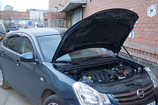 Упор капота Nissan Almera III (2013-)