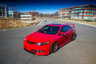 Капот пластиковый var №2 "Agressive Sport" Honda Accord VIII / Acura TSX (CU/CW) (2008-2013)