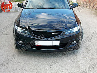 Решетка радиатора (без сетки) "Mugen Style" Honda Accord 7(VII) (2006-2008) + УСТАНОВОЧНЫЙ КОМПЛЕКТ