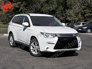 Бампер передний Mitsubishi Outlander (3rd generation) (2012-2014)