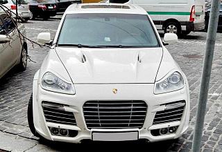 Реснички на фары Porsche Cayenne 957 (2007-2010) + УСТАНОВОЧНЫЙ КОМПЛЕКТ