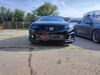 Бампер передний "Modulo Style" Honda Accord 8 (VIII) / Acura TSX (CU/CW) (2008-2013) + УСТАНОВОЧНЫЙ КОМПЛЕКТ