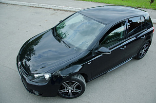 Пороги Текстурный Пластик R-Line VW Golf VI (2008-2012) + УСТАНОВОЧНЫЙ КОМПЛЕКТ