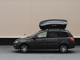 Автобокс Broomer Venture (L) 430л. АБС, текстурный пластик (Чёрный)