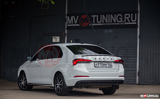 Спойлер лип Skoda Rapid II Gen (2020 - по настоящее время) + УСТАНОВОЧНЫЙ КОМПЛЕКТ