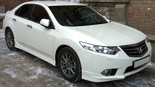 Клыки переднего бампера Type-S Honda Accord 8(VIII) / Acura TSX (CU/CW) (2011-2013)