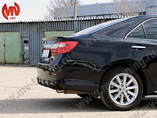 Спойлер лип Toyota Camry V 50 / 55 (2012 - 2017) + УСТАНОВОЧНЫЙ КОМПЛЕКТ