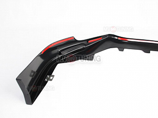Юбка переднего бампера Type-S Honda Accord 8(VIII) / Acura TSX (CU/CW) (2008-2010) + установочный комплект