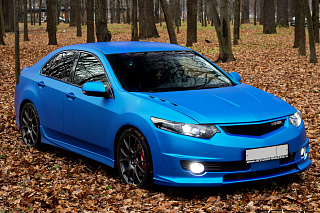 Пороги "Type-S" Honda Accord 8 (VIII) / Acura TSX (CU/CW) (2008-2013) + УСТАНОВОЧНЫЙ КОМПЛЕКТ