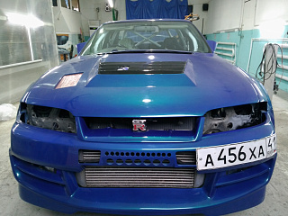 Комплект расширения кузова в стиле Rocket Bunny для Nissan Skyline R33