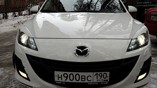Реснички на фары Mazda 3 BL (2009-2013) + УСТАНОВОЧНЫЙ КОМПЛЕКТ