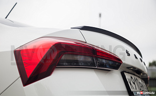 Спойлер лип Skoda Rapid II Gen (2020 - по настоящее время) + УСТАНОВОЧНЫЙ КОМПЛЕКТ