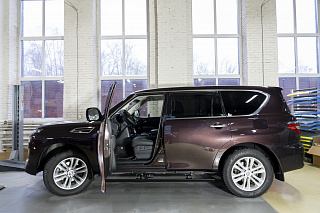 Электрические Пороги ATS для Nissan Patrol  VI (2010-2024)  Под заказ