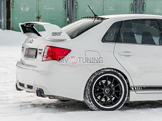 Аэродинамический рассекатель (накладка на крышу) Subaru Impreza  III GE (2007 - 2011)