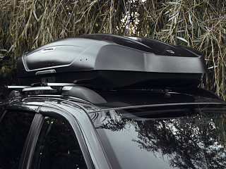 Автобокс Broomer Venture (L) 430л. АБС, текстурный пластик (Чёрный)