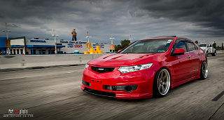 Капот пластиковый var №3 "Agressive Air " Honda Accord 8(VIII) / Acura TSX (CU/CW) (2008-2013)