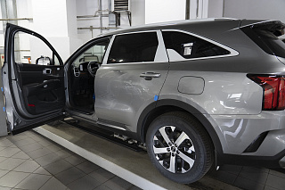 Электрические Пороги ATS для Kia Sorento IV с LED подсветкой (2020-2024)