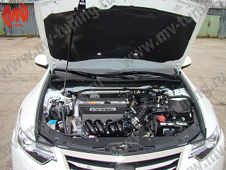 Упор капота для Honda Accord 8 VIII / Acura TSX (CU/CW) (2008-2013)
