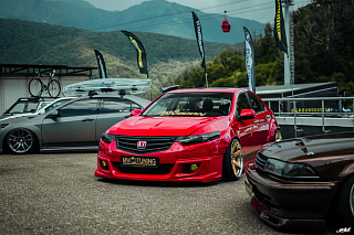 Капот пластиковый var №1 "Agressive Waterproof" Honda Accord 8(VIII) / Acura TSX (CU/CW) (2008-2013)