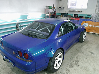 Комплект расширения кузова в стиле Rocket Bunny для Nissan Skyline R33